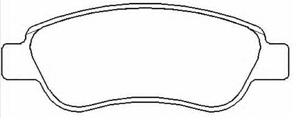 Brake Pad Set, disc brake (AKD-1633)