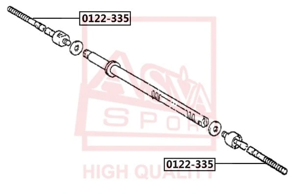 Inner Tie Rod (0122-335)