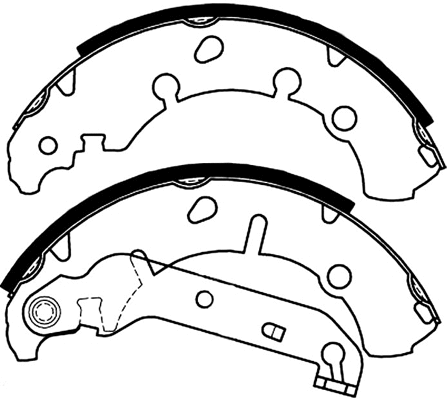 Brake Shoe Set (AKS-2006)