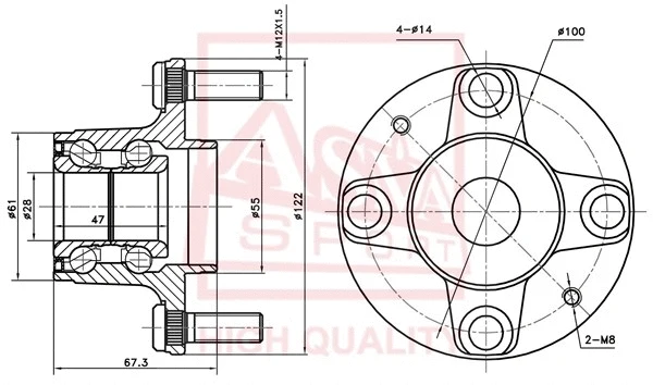 Wheel Hub (MZWH-DWR)