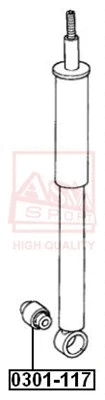 Mounting, control/trailing arm (0301-117)