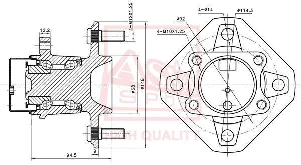 Wheel Hub (NSWH-CX11R)