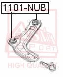Mounting, control/trailing arm (1101-NUB)