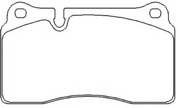 Brake Pad Set, disc brake (AKD-0531)