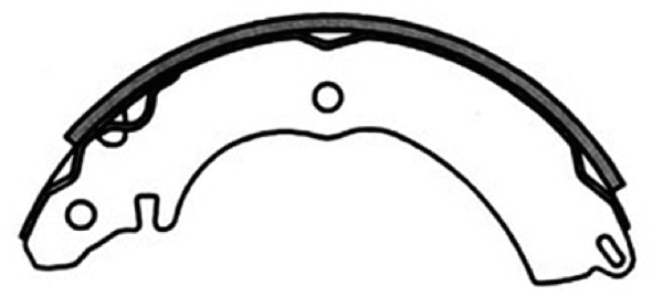 Brake Shoe Set (AKS-6729)