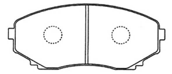 Brake Pad Set, disc brake (AKD-1191)