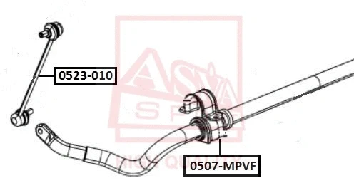 Link/Coupling Rod, stabiliser bar (0523-010)