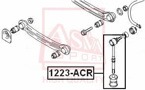 Link/Coupling Rod, stabiliser bar (1223-ACR)
