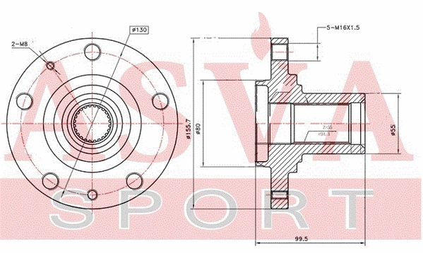 Wheel Hub (FTWH-DUCF)