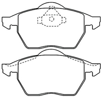 Brake Pad Set, disc brake (AKD-0188)