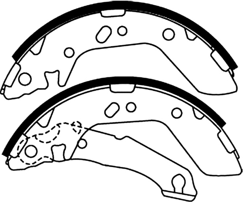 Brake Shoe Set (AKS-2009)