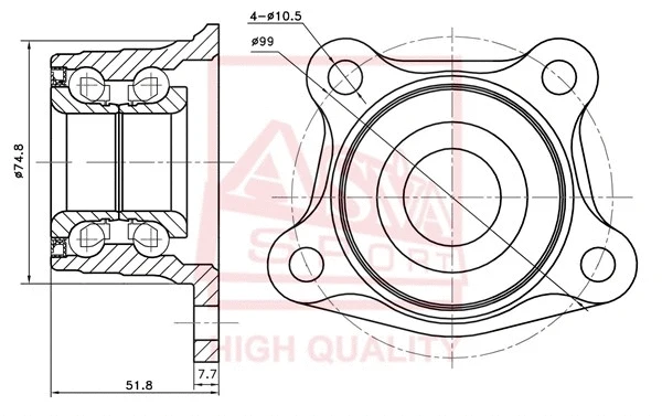 Wheel Hub (TYWH-ST190R)