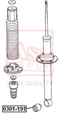 Mounting, control/trailing arm (0301-191)