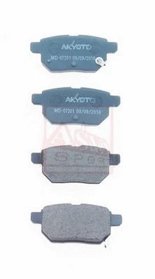 Brake Pad Set, disc brake (AKD-07201)