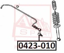 Link/Coupling Rod, stabiliser bar (0423-010)