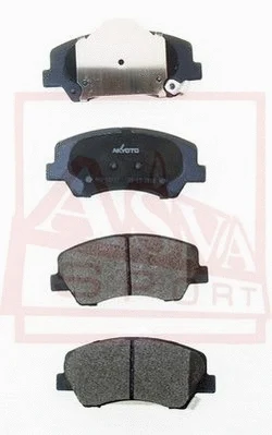 Brake Pad Set, disc brake (AKD-12117)