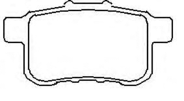 Brake Pad Set, disc brake (AKD-8161)