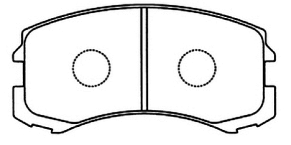 Brake Pad Set, disc brake (AKD-1294)