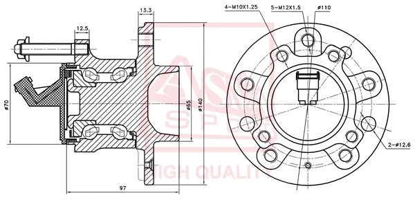 Wheel Hub (OPWH-VCR)