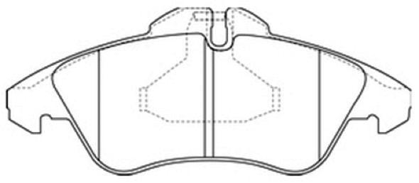 Brake Pad Set, disc brake (AKD-0301)