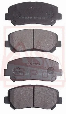 Brake Pad Set, disc brake (AKD-05101)