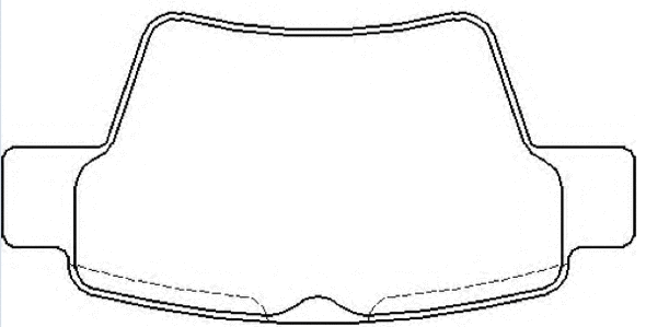 Brake Pad Set, disc brake (AKD-0069)