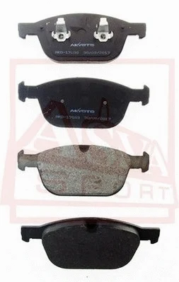 Brake Pad Set, disc brake (AKD-17103)