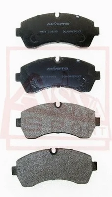 Brake Pad Set, disc brake (AKD-23103)