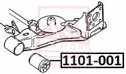 Mounting, control/trailing arm (1101-001)