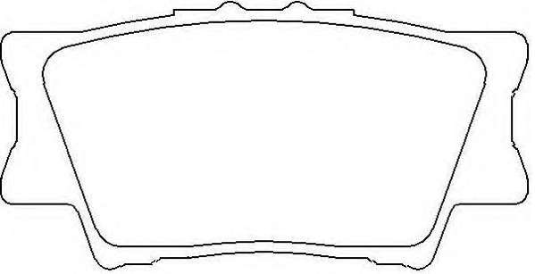 Brake Pad Set, disc brake (AKDC-6247)