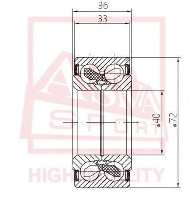 Wheel Bearing (DAC40723336)