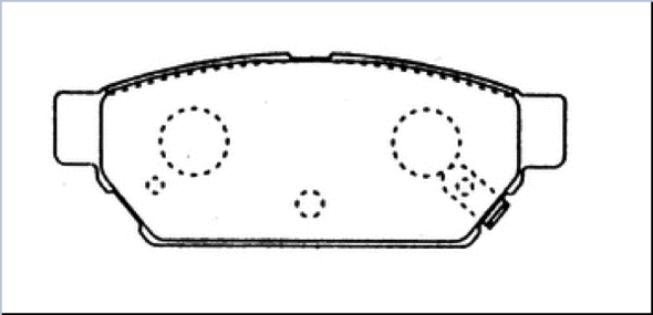 Brake Pad Set, disc brake (AKD-3314)