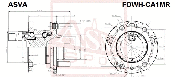 Wheel Hub (FDWH-CA1MR)