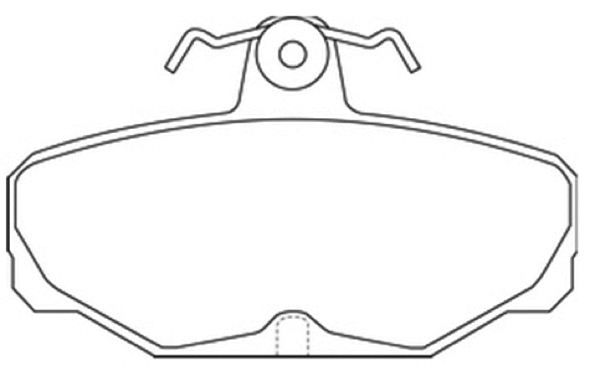 Brake Pad Set, disc brake (AKD-1200)