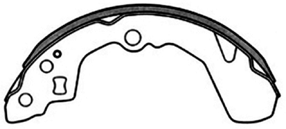 Brake Shoe Set (AKS-0032)