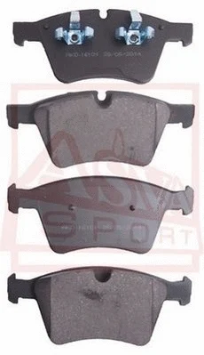 Brake Pad Set, disc brake (AKD-16101)