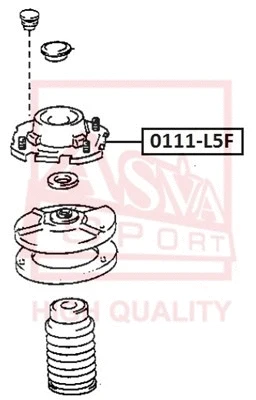 Mounting, shock absorber (0111-L5F)
