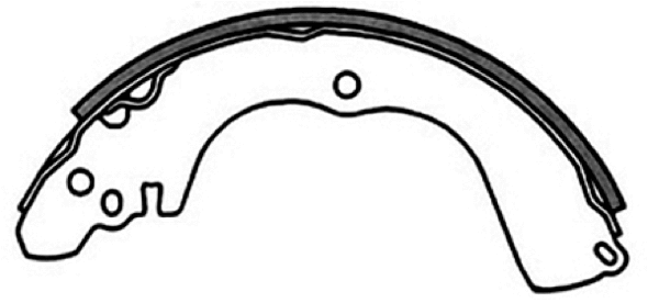 Brake Shoe Set (AKS-6723)