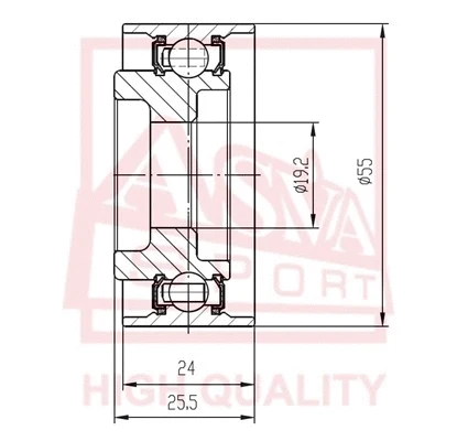 Tensioner Pulley, V-belt (HNBP-010)