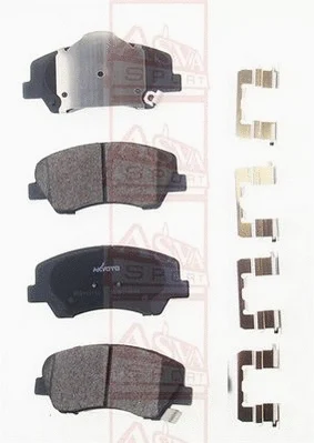 Brake Pad Set, disc brake (AKD-12118)
