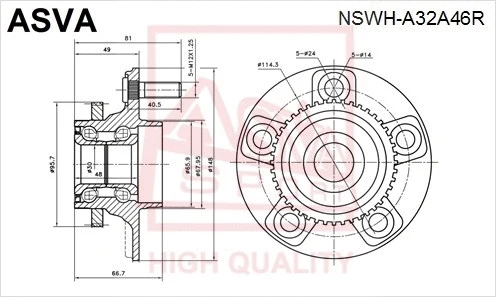 Wheel Hub (NSWH-A32A46R)