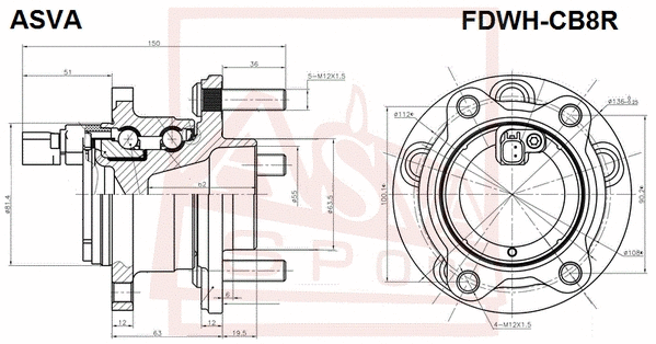 Wheel Hub (FDWH-CB8R)