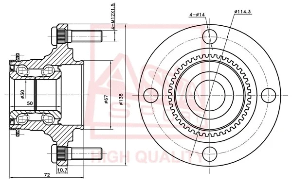 Wheel Hub (MTWH-CSA43R)