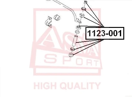 Link/Coupling Rod, stabiliser bar (1123-001)