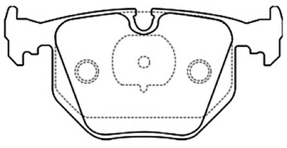 Brake Pad Set, disc brake (AKD-1045)