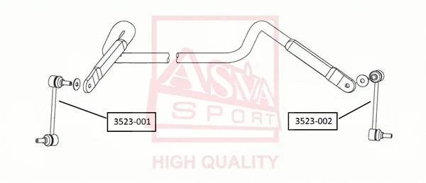 Link/Coupling Rod, stabiliser bar (3523-002)