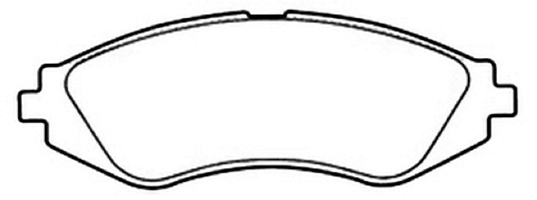 Brake Pad Set, disc brake (AKD-0779)