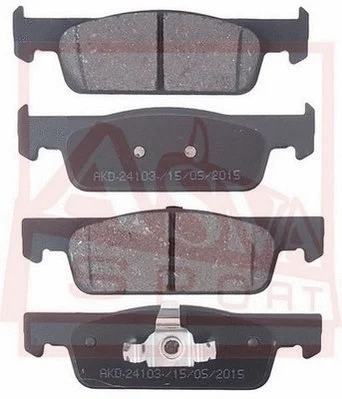 Brake Pad Set, disc brake (AKD-24103)