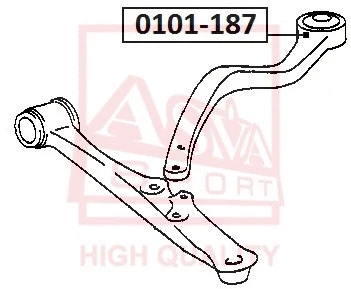 Mounting, control/trailing arm (0101-187)