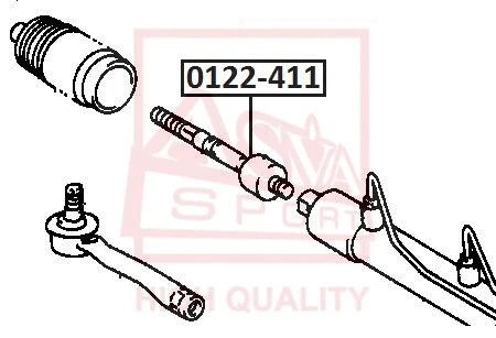 Inner Tie Rod (0122-411)